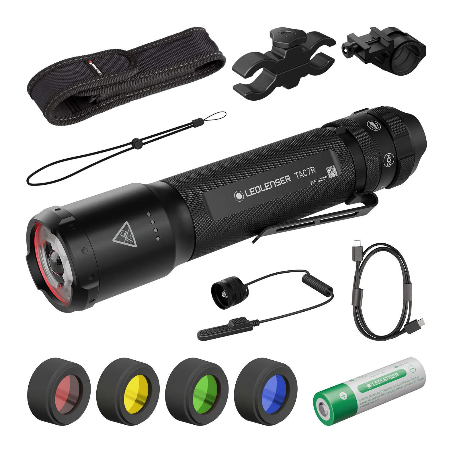 Lampe de poche Tactical Outdoor Set TAC7R